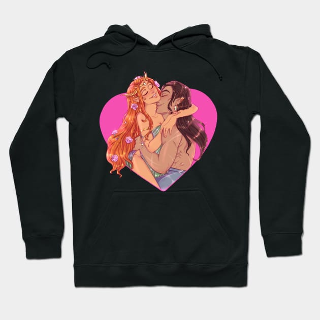 Kiki and Vax Hoodie by Itsacuteart